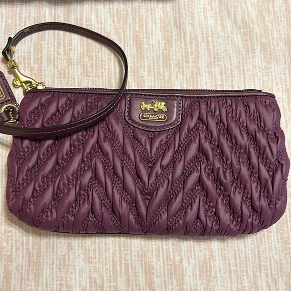 Coach 70th Anniversary Edition Purple Pleated set Madison Sophia. RARE - Picture 7 of 16